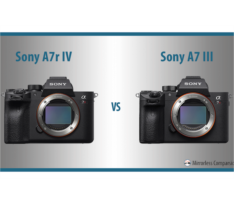 مقایسه دوربین A7R III با A7R IV 